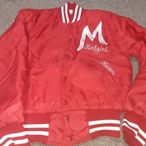 Vintage Miami University Redhawks Satin Jacket.